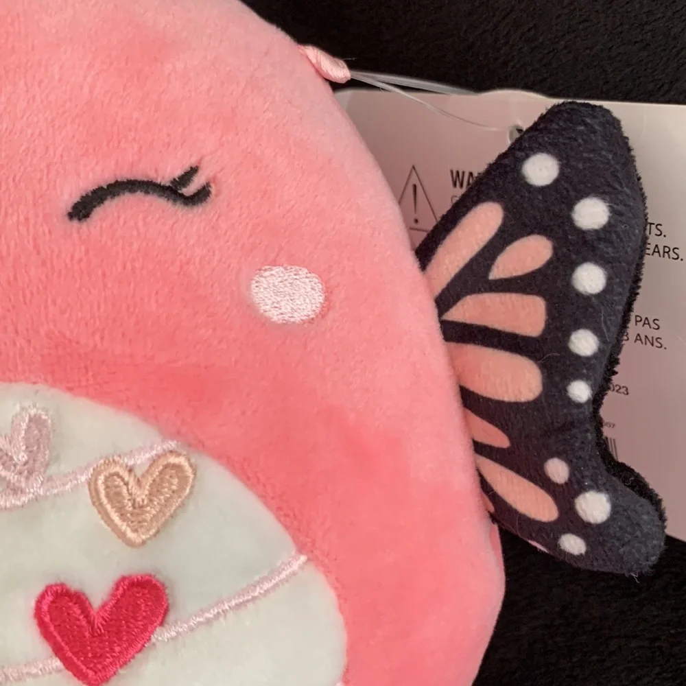 Squishmallows Original Arona Butterfly Pink 7” NWT - Picture 8 of 11